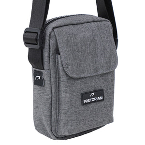 Shoulder Bag Cinza Pretorian