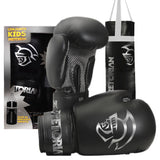 Kit Luva de Boxe e Muay Thai + Saco de Pancadas Pretorian Infantil