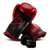 Kit Luva de Boxe e Muay Thai Elite Pretorian