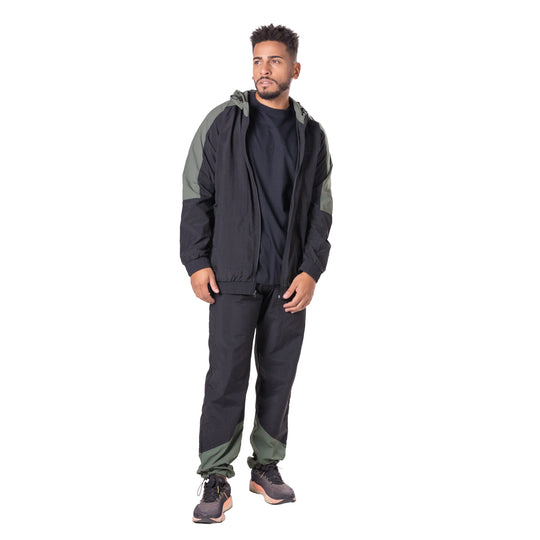 Calça Preto/Verde Militar Pretorian