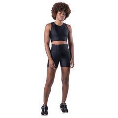 Shorts Compressão Feminino Preto Pretorian