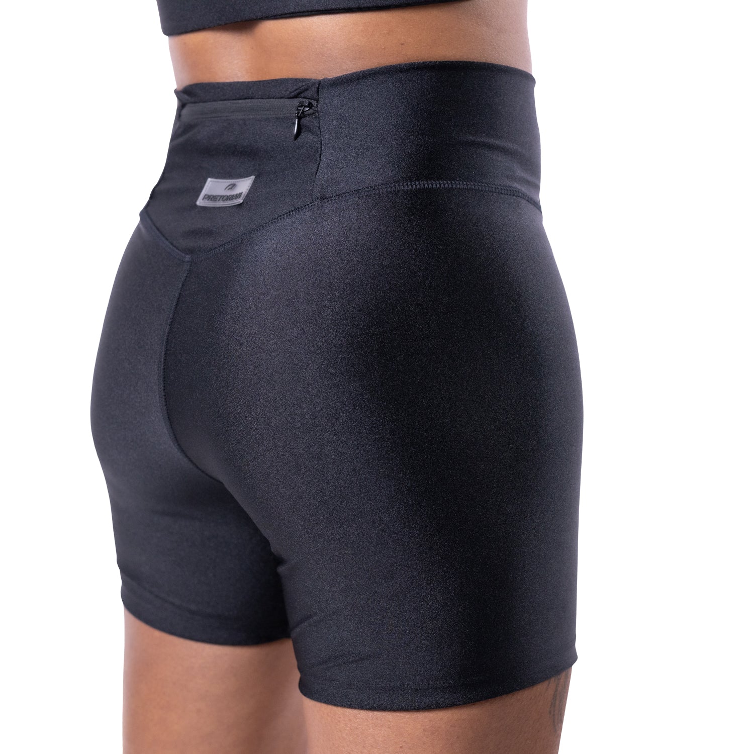 Shorts Compressão Feminino Preto Pretorian