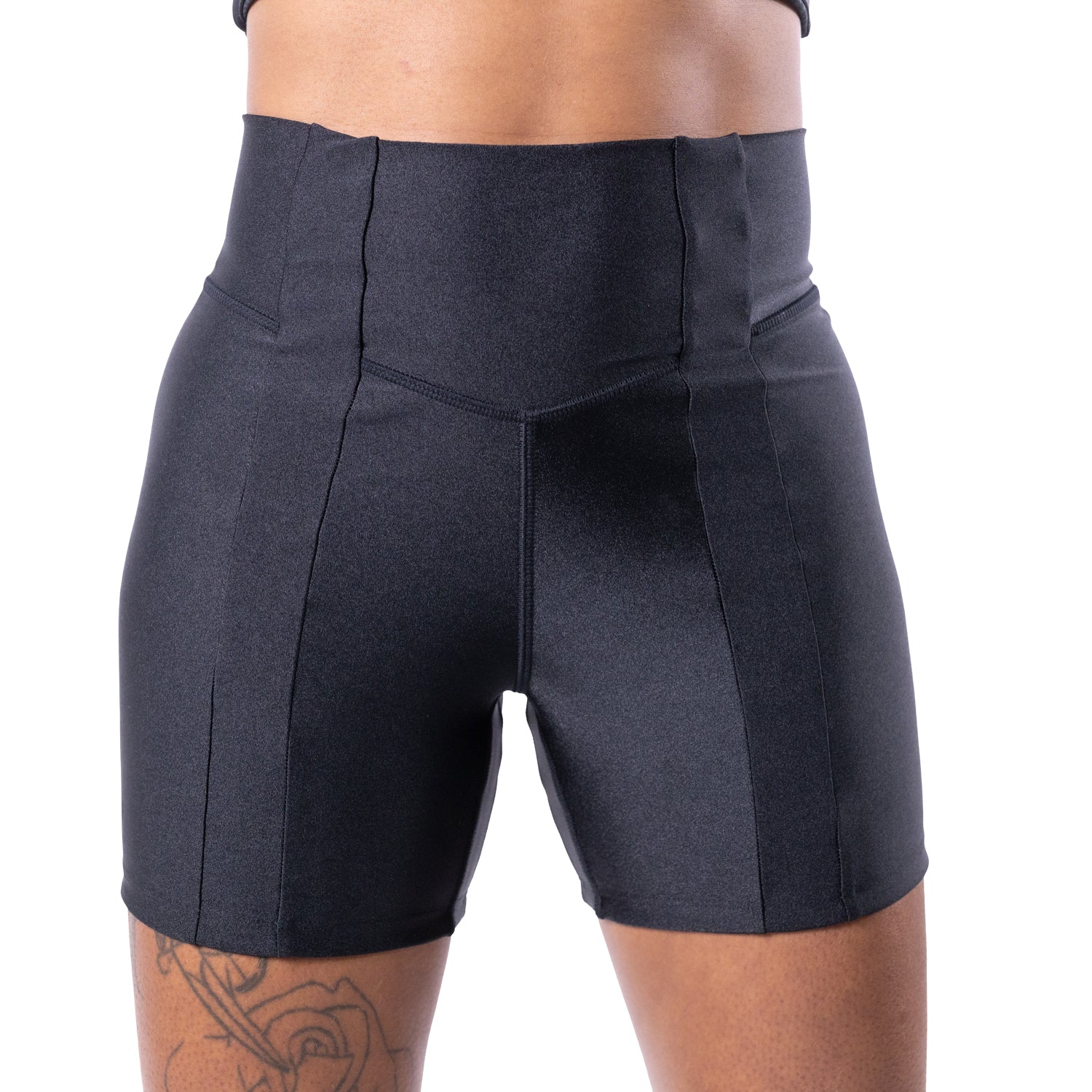 Shorts Compressão Feminino Preto Pretorian