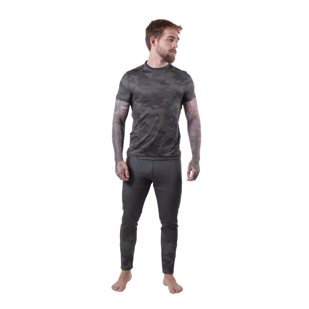 Calça compressão masculina Pretorian