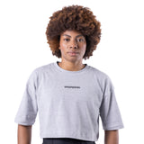 Camiseta Manga curta Cropped Cinza Pretorian