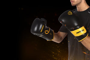 Kit Luva de Boxe e Muay Thai Elite Pretorian