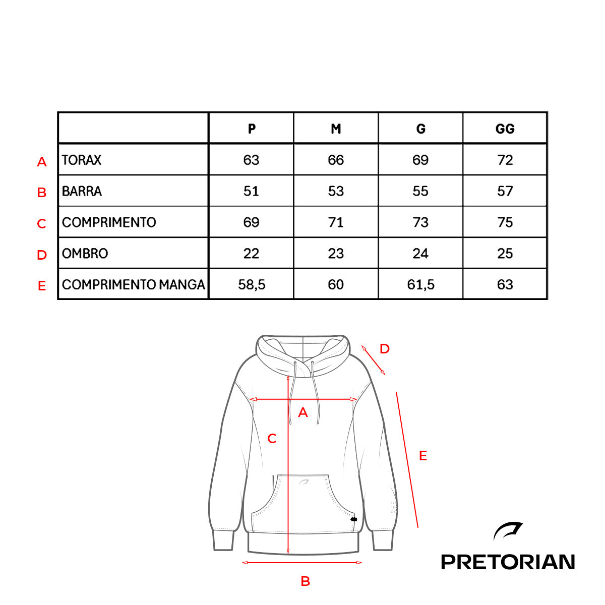 Moletom Classic Pretorian