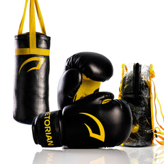 Kit Boxe/Muay Thai Infantil com Mochila Pretorian