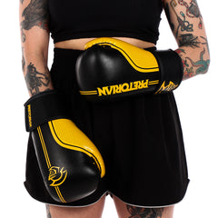 Kit Luva de Boxe e Muay Thai First FX1 Pretorian