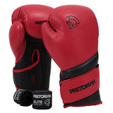 Kit Luva de Boxe e Muay Thai Elite Pretorian