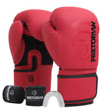 Kit Boxe e Muay Thai First FX2 Luva + Bandagem + Bucal Pretorian