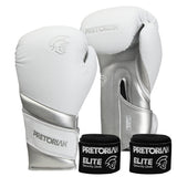 Kit Luva de Boxe e Muay Thai Elite Pretorian