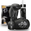 kit luva de boxe infantil prata